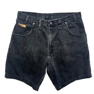 Vintage Gate Shorts 38 Mens Black Jorts Baggy Y2K 2000s Hip Hop Taiwan Cutoff